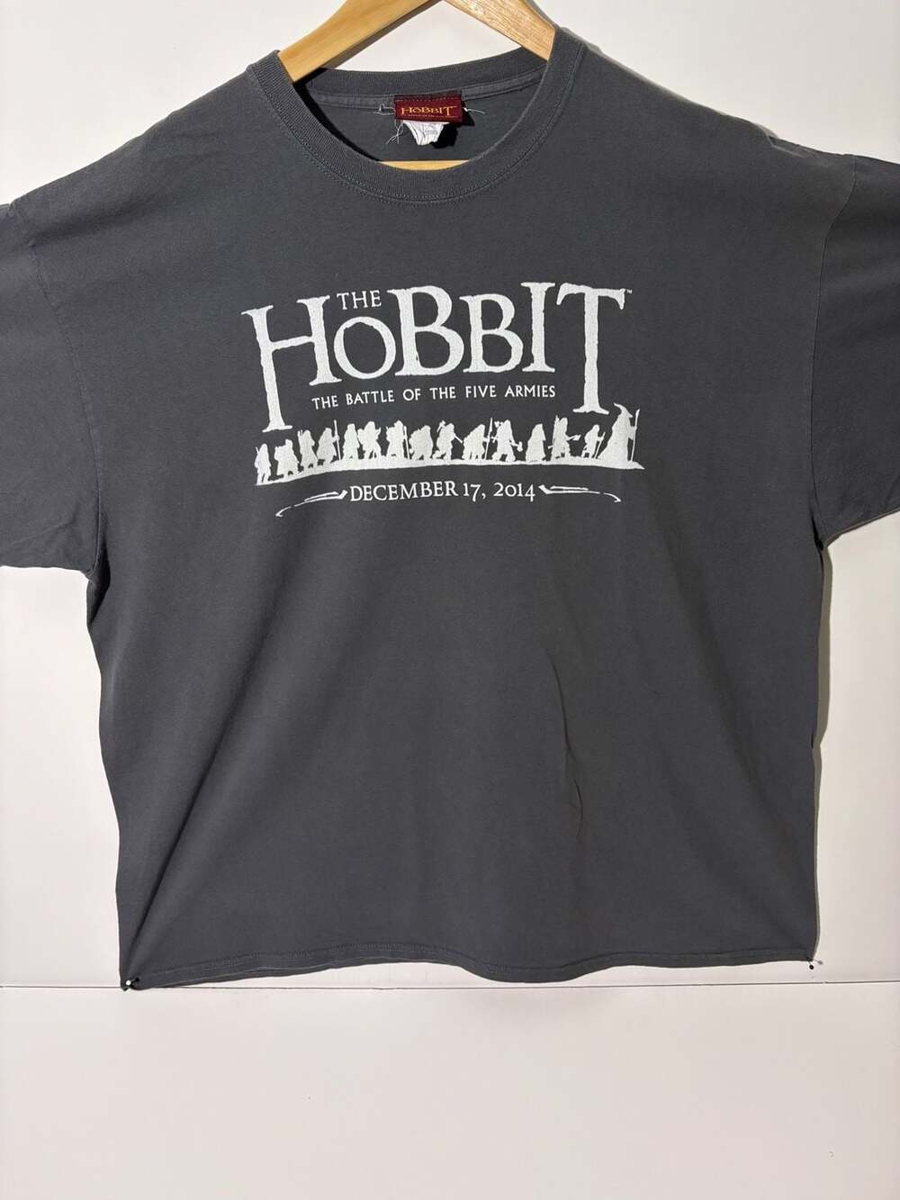 The Hobbit The Battle Of The Five Armies Size XL Gray T-Shirt